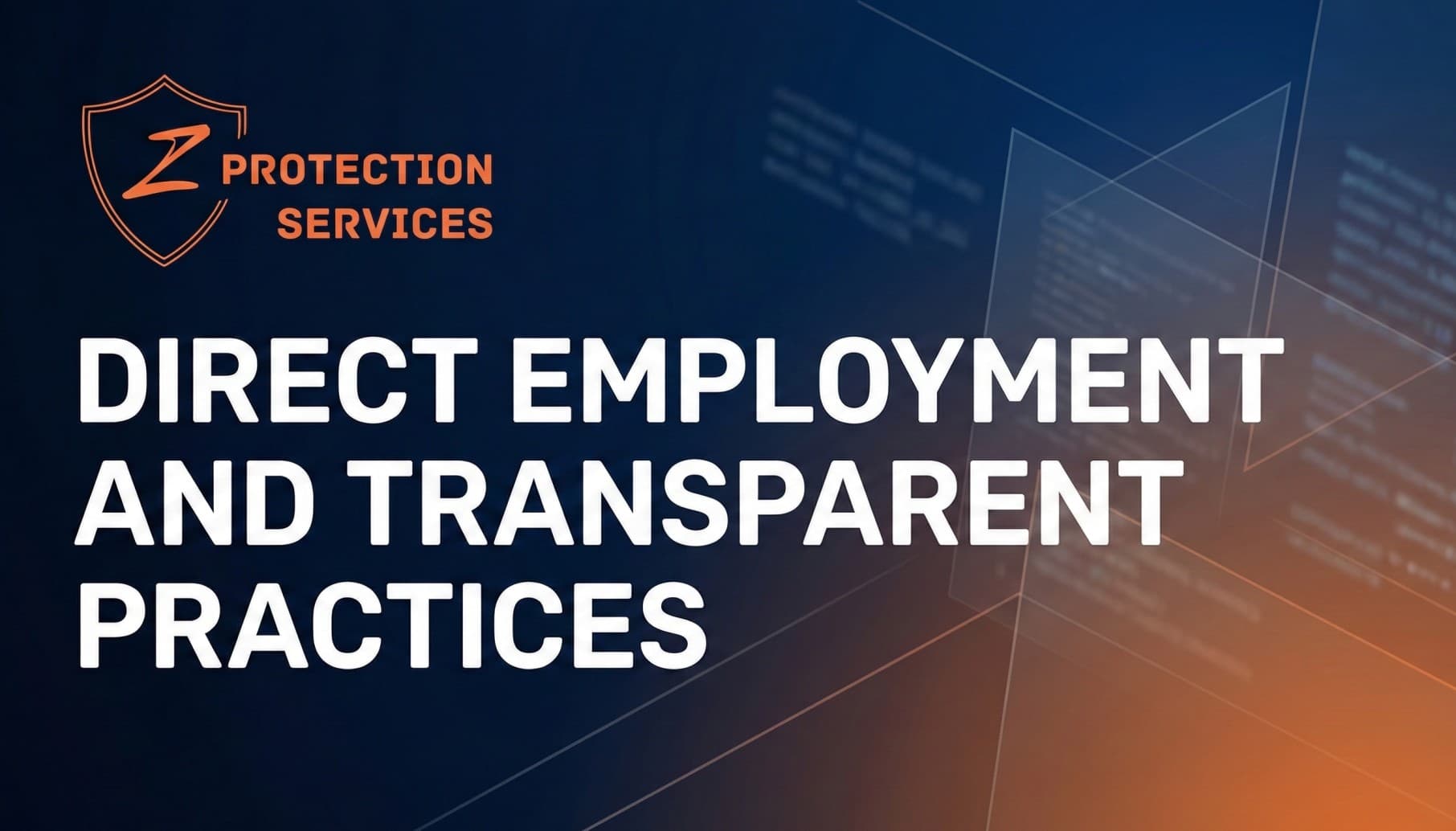 Direct Employment and Transparent Practices